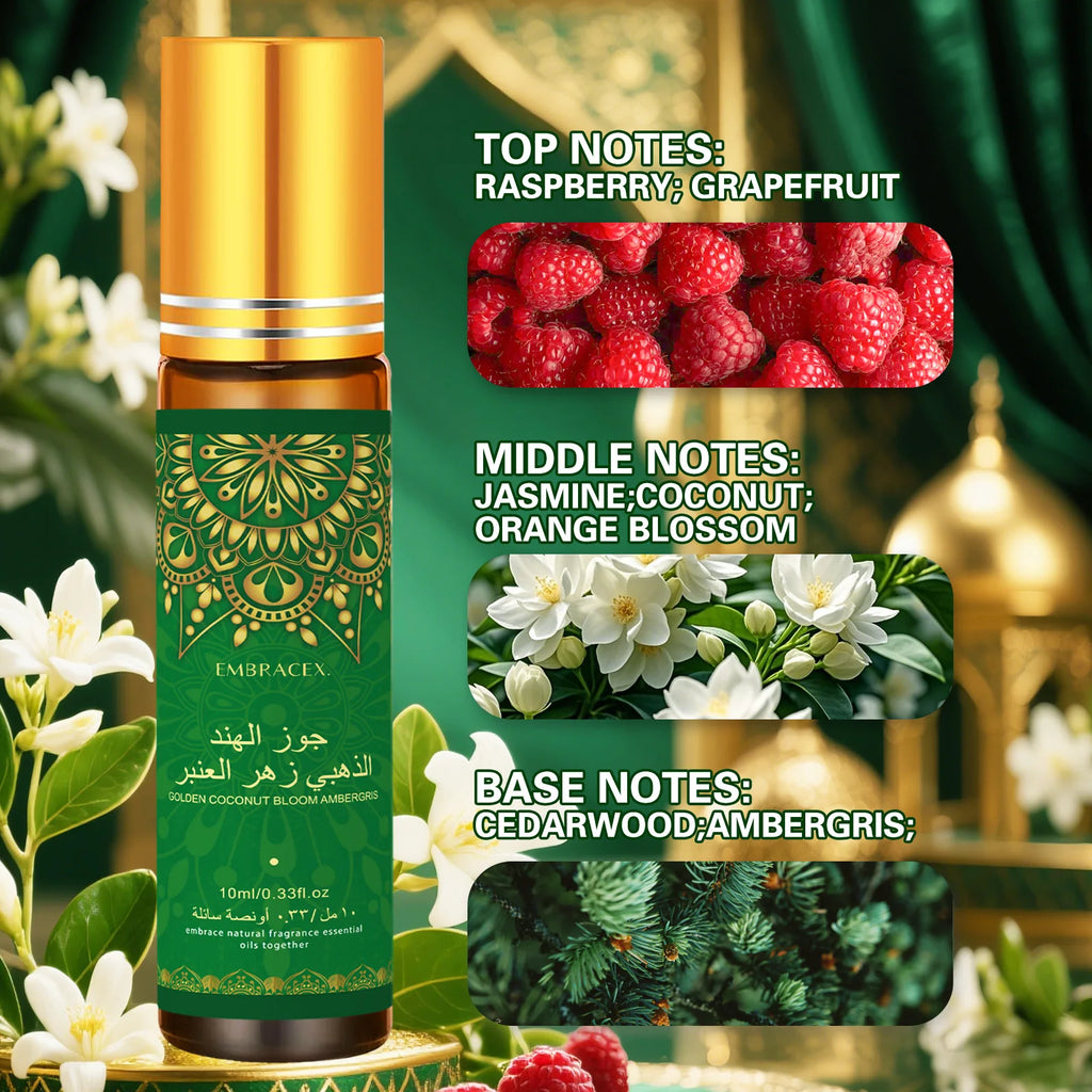 8PC/1PC 10ml Roller Essential Oils Eid al-Fitr Gift  Humidifier Six Long Lasting Scents