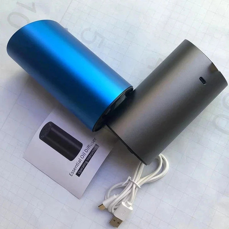 Car Aroma Diffuser Machine Portable Essential Oil Diffuser Rechargeable Room Fragrance Diffuser Electric Smell for Home Bedroom