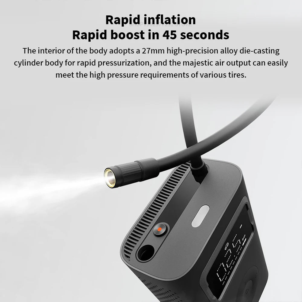 Xiaomi Mijia Air Pump 2 Pro Portable Electric Inflator Pump Digital Display Inflator 150psi Max Basketball Tire 2500mAh Bike Car