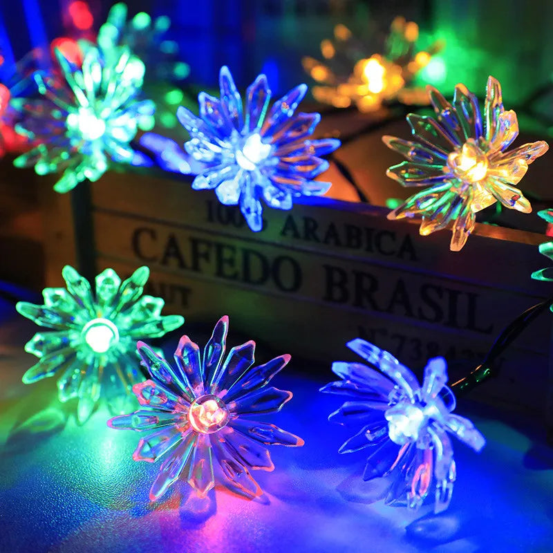 Led Solar Lamp Solar Garden Light Xmas Outdoor Decoration Lights Garden Butterfly Rose Decorative Light Outdoor Garland Lights