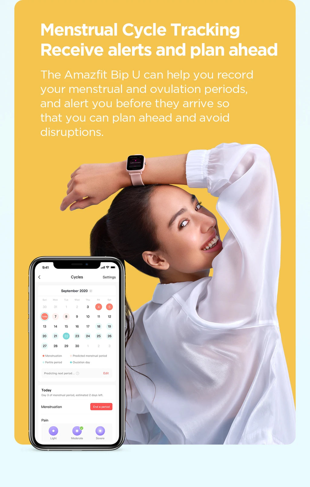 Amazfit Bip U Pro Smart Watch SpO2 5ATM Waterproof Bluetooth5.0 GPS Sleep Monitoring Global Version 95NEW Exhibition SmartWatch