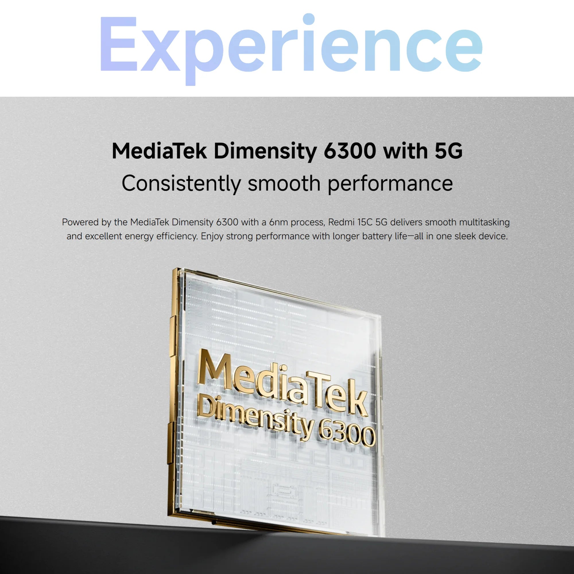 Xiaomi Redmi 15C 5G 4+128GB Global Version 6nm MediaTek Dimensity 6300 processor 120Hz 6.9“ Dot Drop Display 50MP 6000mAh 33W