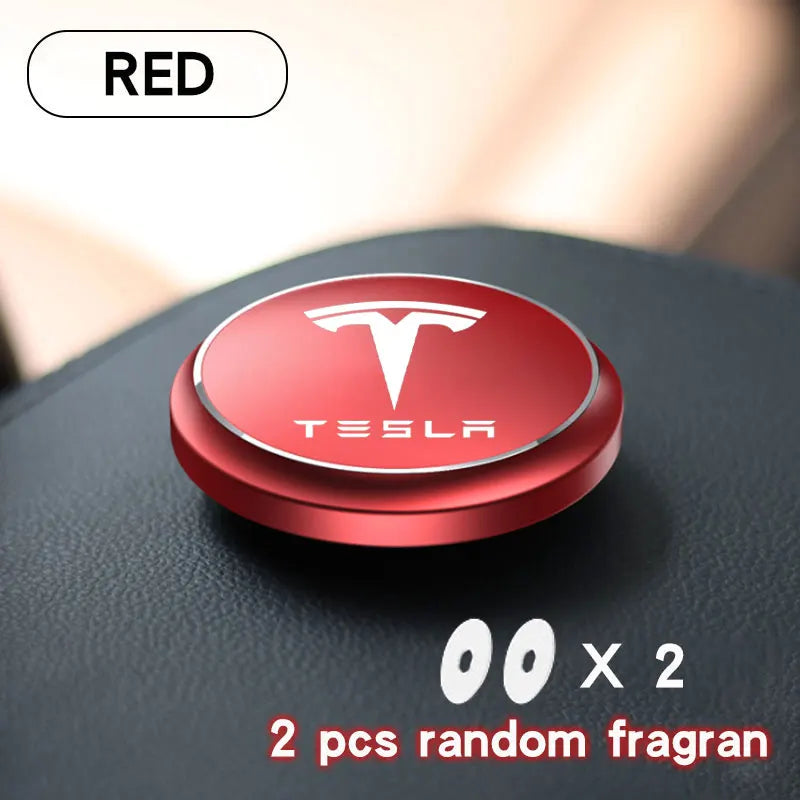 Car Flying Saucer Air Freshener Solid Aroma Perfume Diffuser Auto Perfume Aromatherapy for Tesla model 3 Y X S Accessories