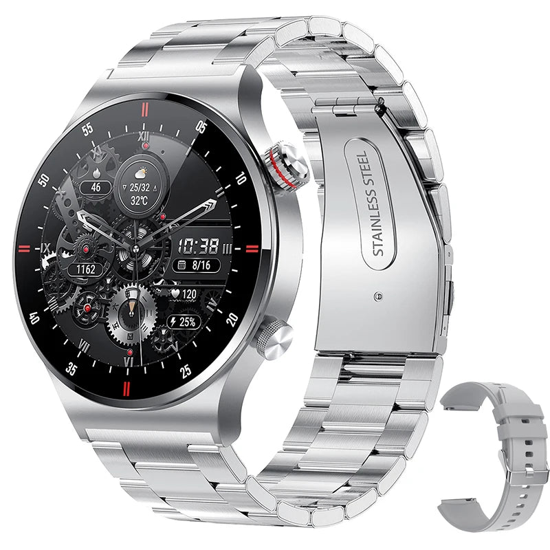 2026 Fashion Smartwatch HD Touch Heart Rate Bluetooth Call Sleep Monitoring NFC Weather Sport Mode Smart Watch For Android IOS