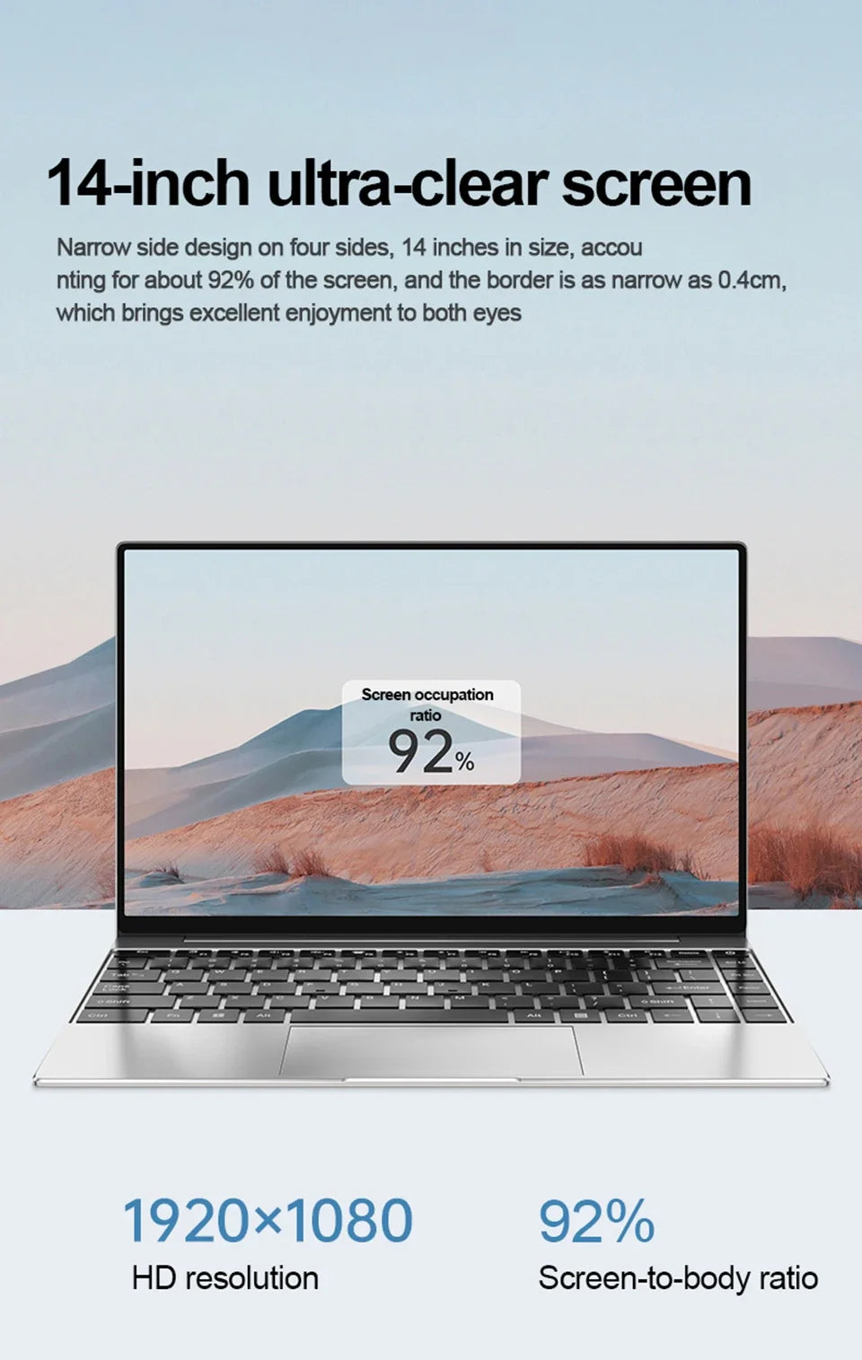 2026 Intel Core i9 10980HK Portable Laptop Computer 16GB DDR4 1TB 2TB SSD 14.1" Notebook Windows 11 4K Office Gaming PC