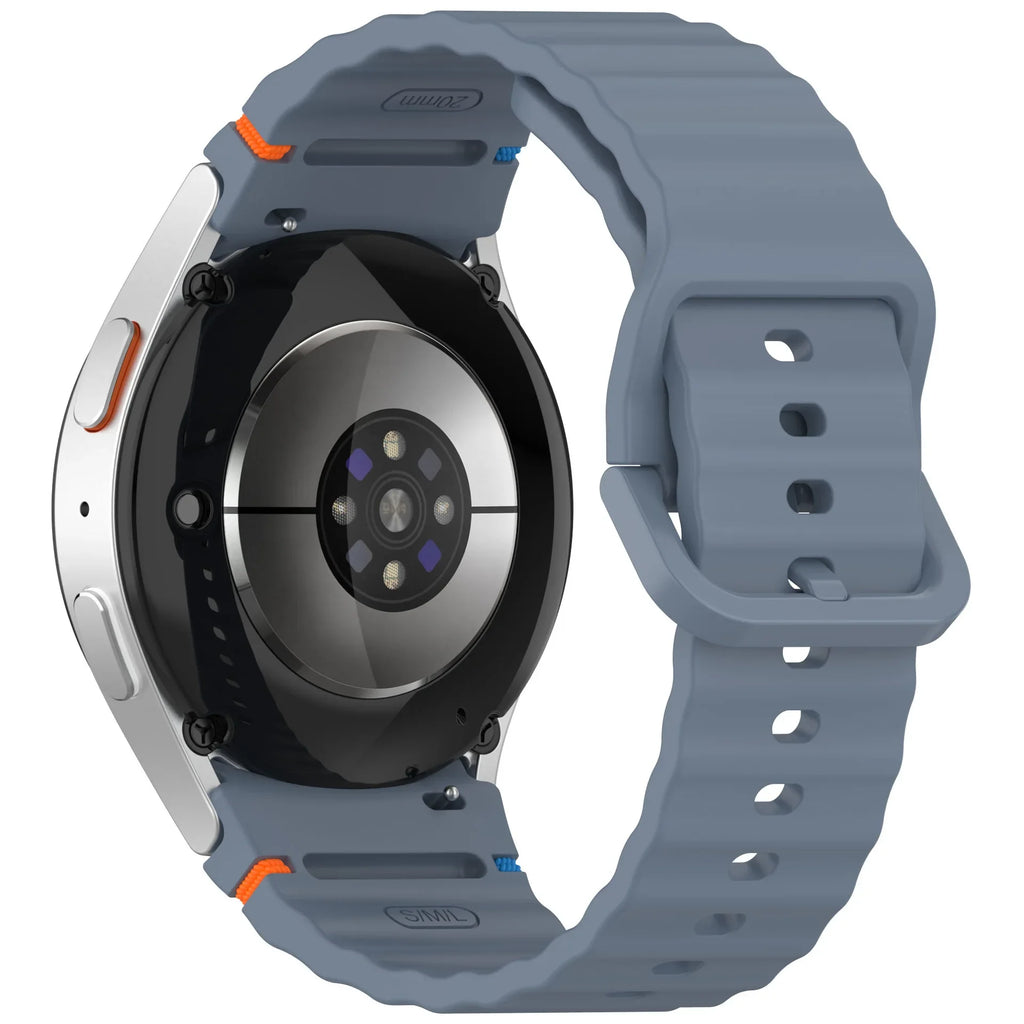 1:1 Official Silicone Strap For Samsung Galaxy Watch 7/FE/6/5/4 44mm40mm 5 Pro Bracelet Watch 6/4 Classic 47/43mm 46/42mm Correa