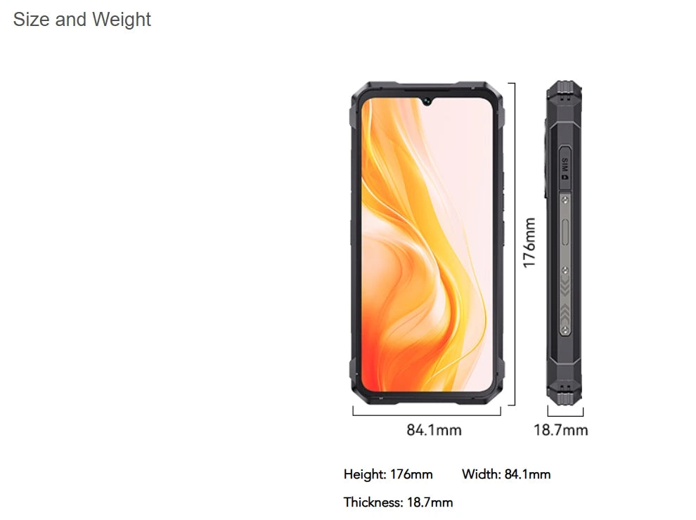 [Ship From UK] Cubot KingKong 11 Rugged Smartphone 5G 10200mAh 32GB(16+16) 256GB 108MP 6.72'' Mobile Phone Android 15 Cellphones