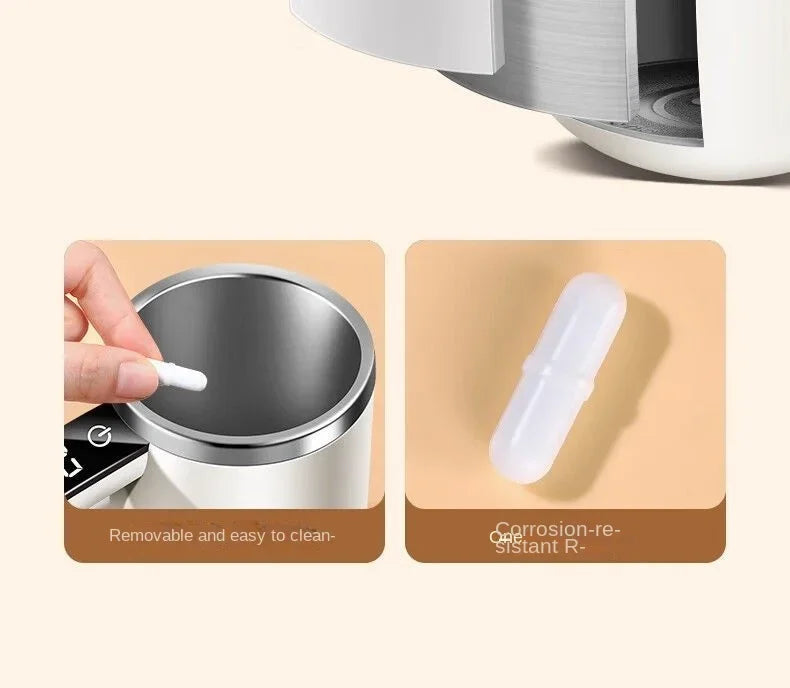 380ML Electric Coffee Self Mixing Mug IP67 Waterproof Coffee Stirring Mug USB Charging Digital Display Automatic Magnetic Cup