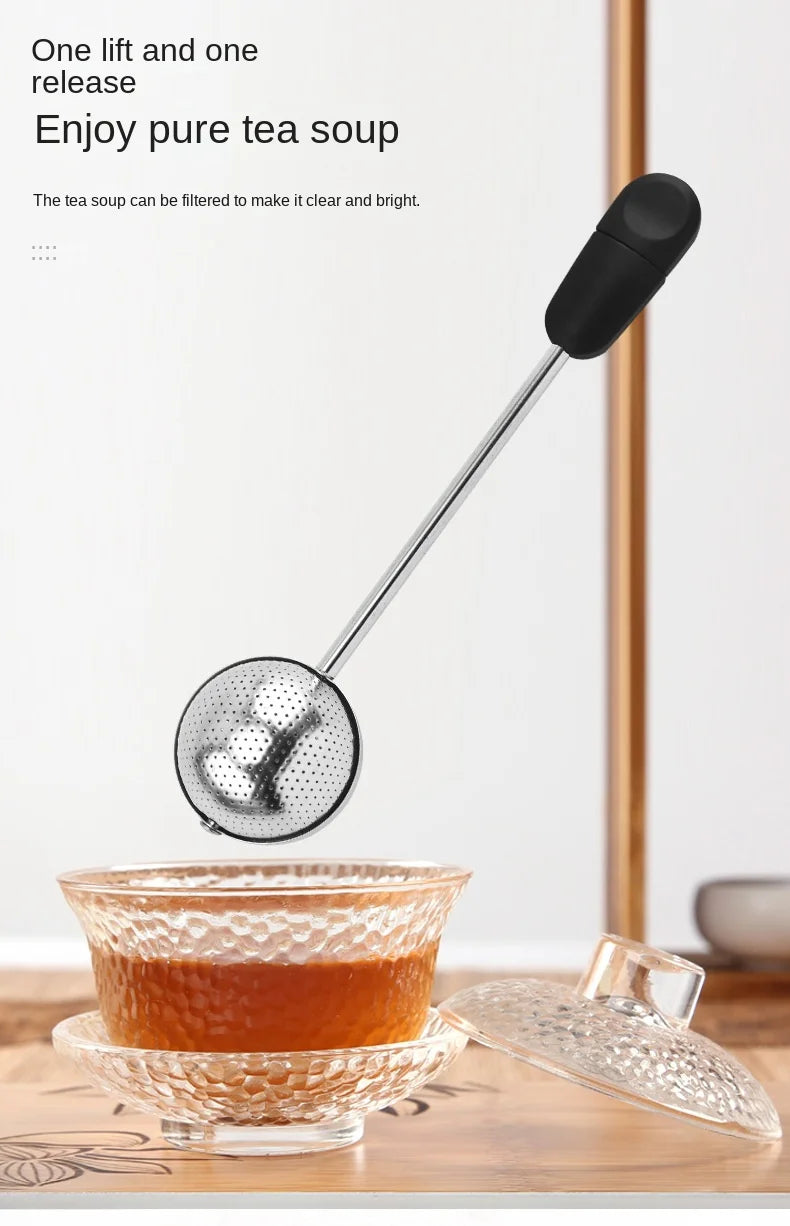 304 stainless steel tea leak creative rotating spherical tea filter tea filter tea set accessories