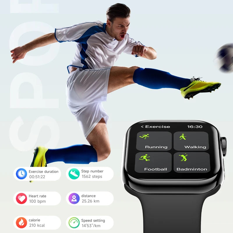2026 Smart Watch 10 For Android IOS Bluetooth Health monitoring Talk Heart Rate Sleep Record Sports Smart Watch Ladies Men Gift