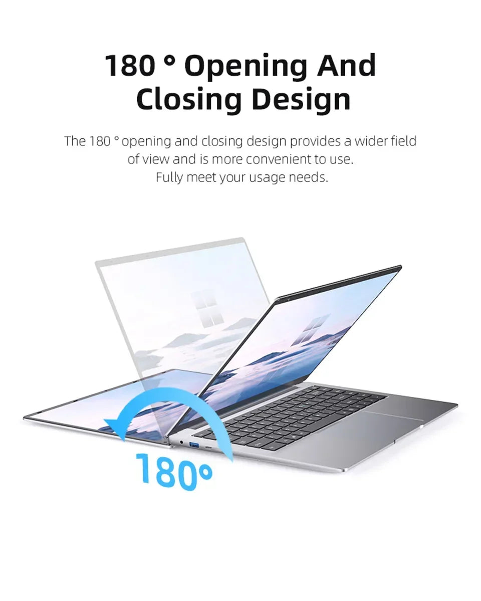 Ultra Thin 14.1 Inch Premium Business Laptop Intel I5 6500Y Win11 16GB RAM 2TB SSD Portable Ultra Slim Notebook for Business