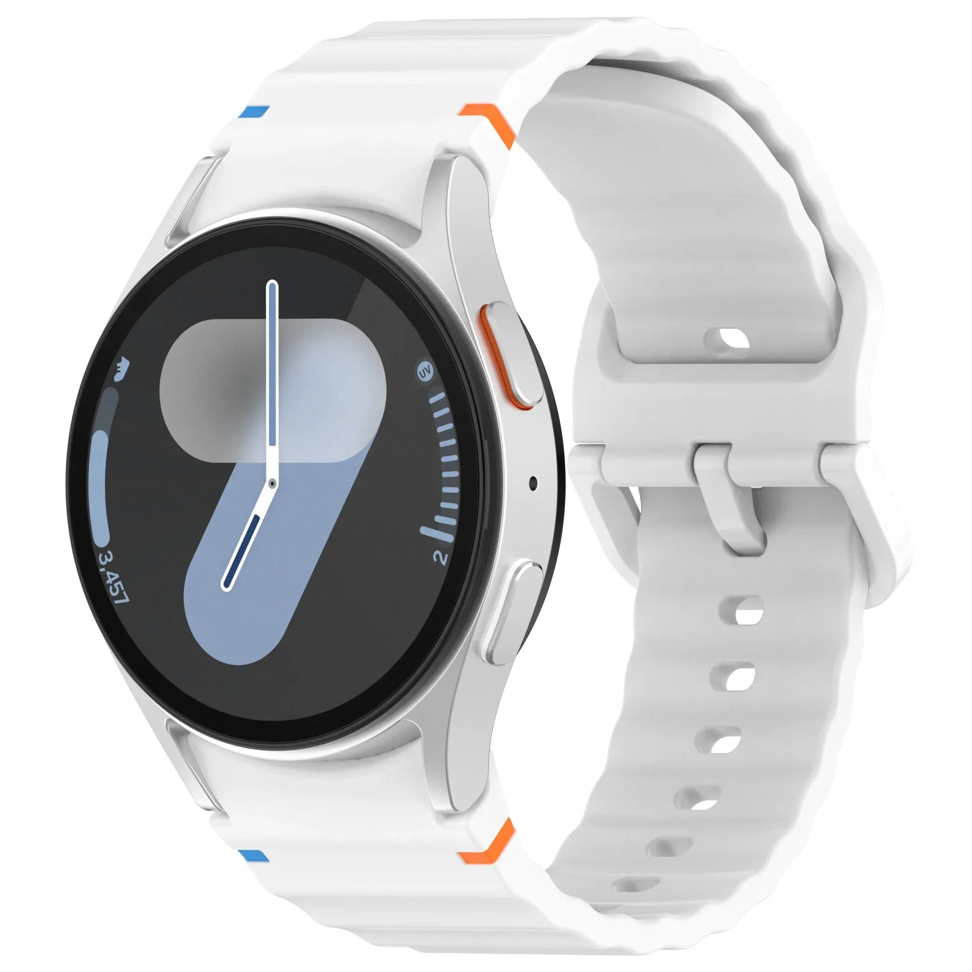 1:1 Official Silicone Strap For Samsung Galaxy Watch 7/FE/6/5/4 44mm40mm 5 Pro Bracelet Watch 6/4 Classic 47/43mm 46/42mm Correa