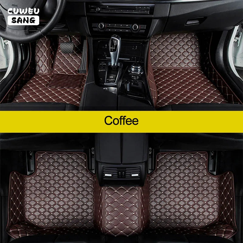 CUWEUSANG Custom Car Floor Mats For Peugeot 301 Auto Carpets Foot Coche Accessorie