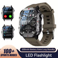 G.L Wear New Military Smart Watch Men Outdoor Sports Fitness Tracker Health Monitor 2.19 inch Bluetooth Talk Smart Watch