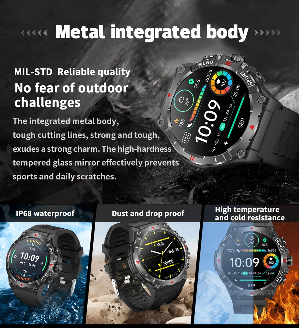 2025 COLMI V76 GPS Smartwatch 1.43" Ultra AMOLED Display Built-in Compass Altimeter Bluetooth Call Smart Watch 500mAh Battery
