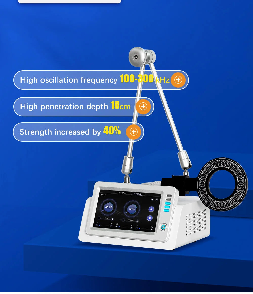 New Upgrade Physio Magneto Electromagnetic Transduction Therapy Machine for Pain Relief & Body Rehabilitation Clinic Use