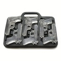 Diamond Rose Gun ETC. Shaped Ice Cube Mold Food Grade Silicone Square Ice Cube Maker Tray High Quality Mold For Bar Making Drink