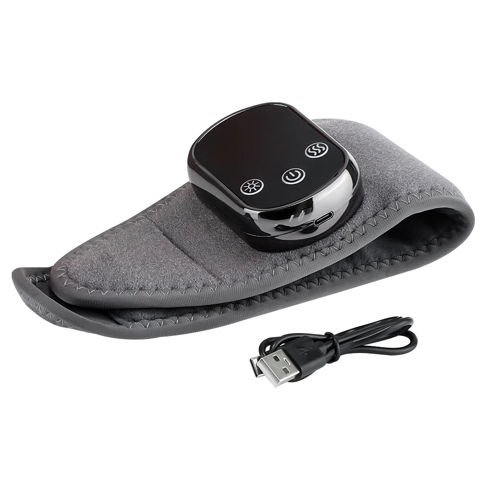 Electric Wrist Brace with Adjustable Hot Compress Vibration Massage Ankle Guard Band Carpal Tunnel Hand Foot Protection Tool