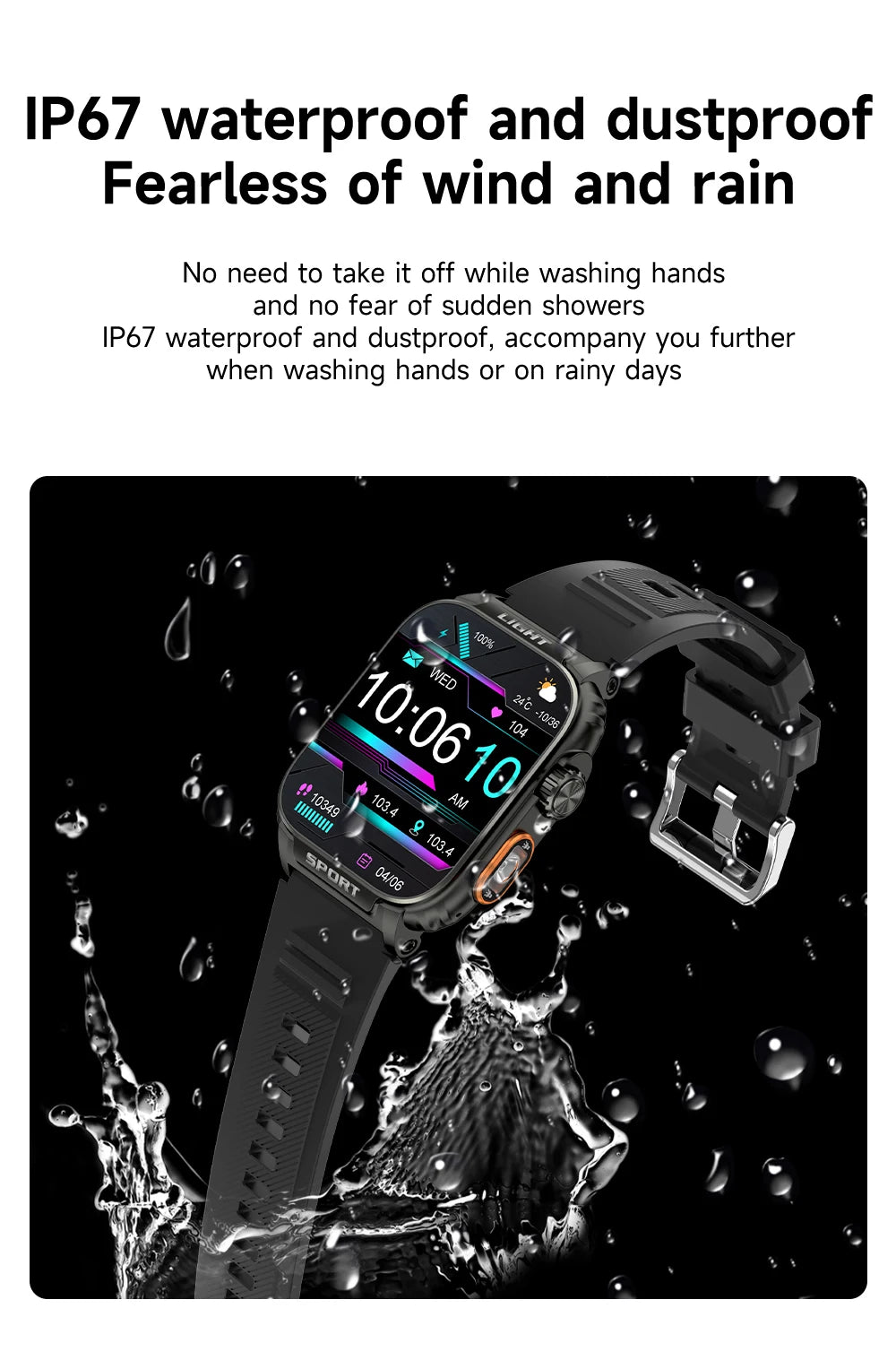 LIGE New 1.91 inch Super Ultra Watch Bluetooth Smart Call Men's Watch Tracker Blood Pressure Heart Rate Monitor Sport Smartwatch