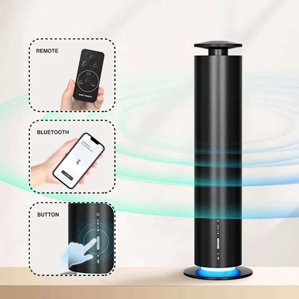 TEABLUM Smart Essential Oil Diffuser Office Aromatherapy Machine Battery Aromatherapy Machine Home Electric Aromatherapy Machine
