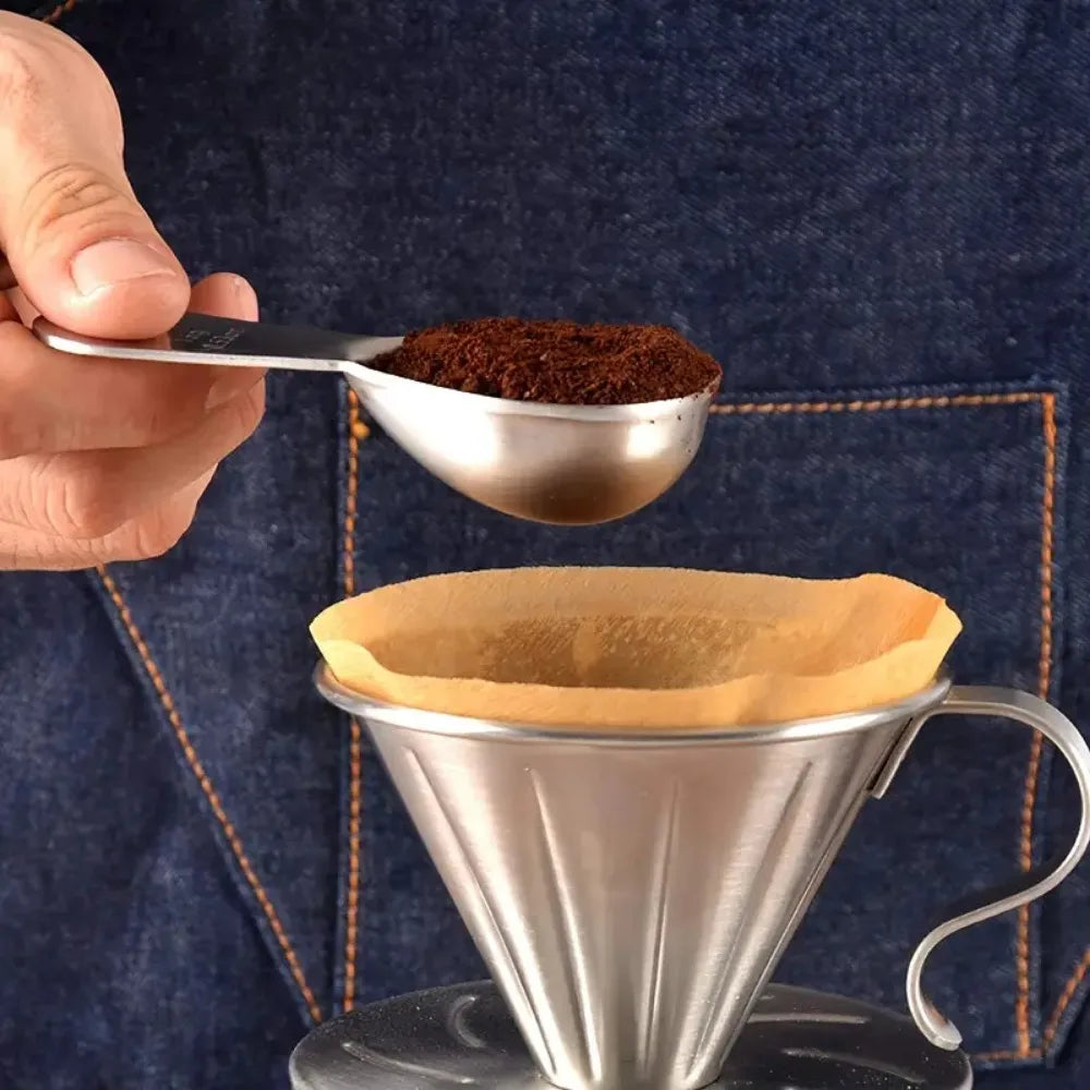 Stainless Steel Coffee Scoop, Coffee Scoops Short Handle, Tablespoon Measuring Spoons, for Coffee, Tea, Sugar, Kitchen Tool