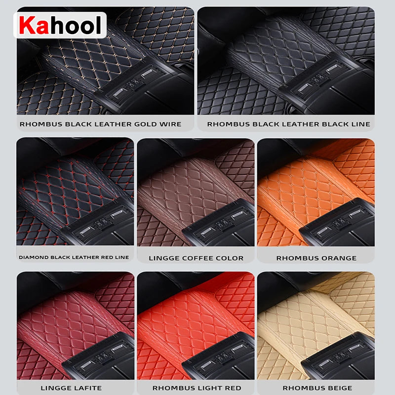 KAHOOL Custom Car Floor Mats For Citroen C5 Aircross C5X Auto Carpets Foot Coche Accessorie
