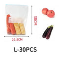 45pcs Sealed Storage Bags, Zip-Lock Food Preservation Bags, Self-Sealing Food Storage Bags, Zip Shut Bags Fresh Food Storage Bag