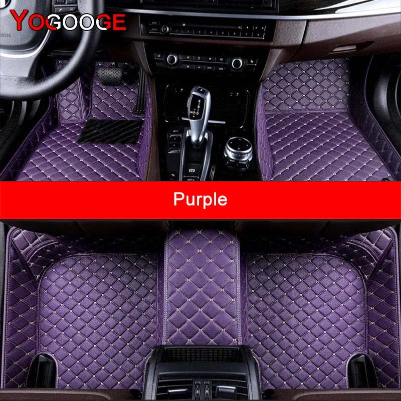 YOGOOGE Custom Car Floor Mats For Ssangyong Korando Auto Carpets Foot Coche Accessorie