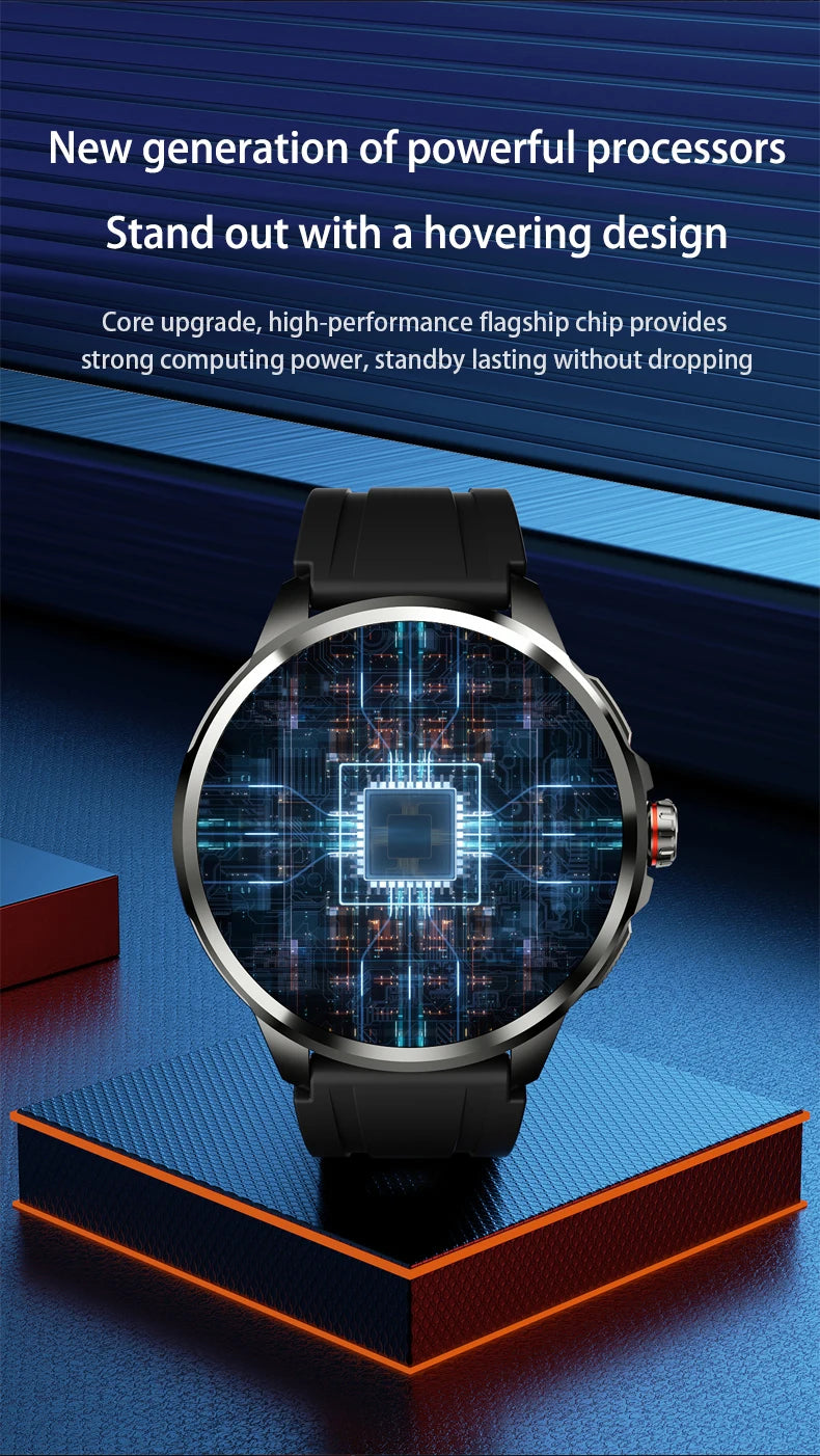 Original H99 Smart Watch Android Watches 1.95inch Amoled Screen Men's Smartwatch With 190° Rotary Camera GPS WIFI Sim Card Slot