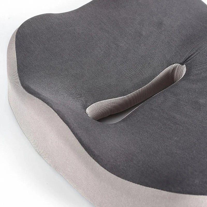 Memory Foam Seat Cushion Tailbone Sciatica Back Pain Relief Comfort Office Chair Car Seat Cushion Non-Slip Orthopedic MemoryFoam