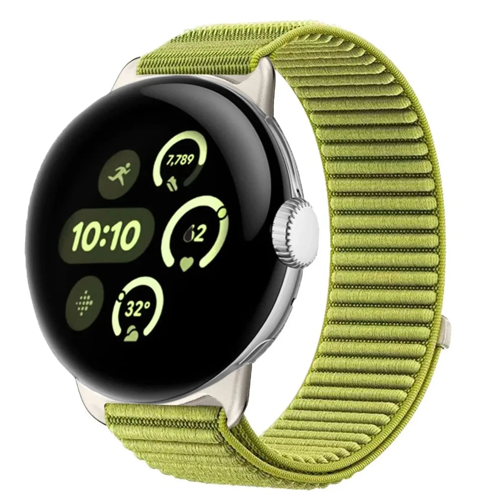 Original Nylon Strap for Google Pixel Watch 4 3 45mm 41mm Weave Wristband Correa for Pixel Watch 4 3 2 1 Breathable Accessories