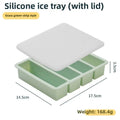 1pc Silicone Freezer Tray with Lid - Durable Kitchen Storage for Soup, Broth & Sauces - Stackable Food Prep Container