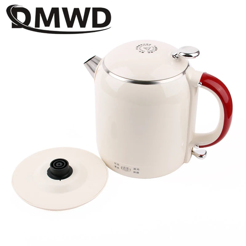 Thermostatic Electric Kettle Household 304 Stainless Steel Insulation Boiling Water Teapot Coffee Thermo Bottle Boiler Pot 1L