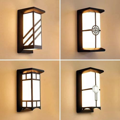 12W/18W LED Outdoor Wall Lamp Plastic/Aluminum Front Door Waterproof IP65 Sconce Garden Patio Terrace Home Wall Lighting Fixture