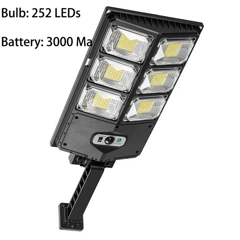 20000 Lumens Solar Lights Outdoor IP65 Waterproof LED Street Wall Lamp With PIR Motion Sensor Sunlight for Garden Yard Street