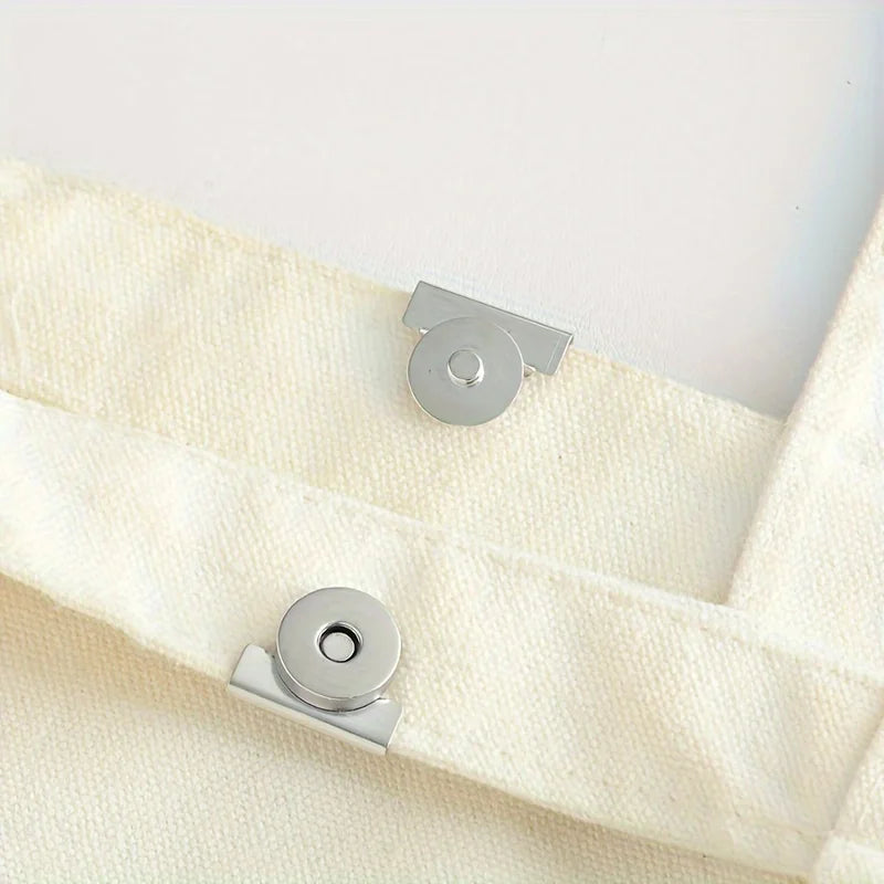 8-Piece bag snap accessories magnetic buckle, bag snap hidden button seam-free button snap