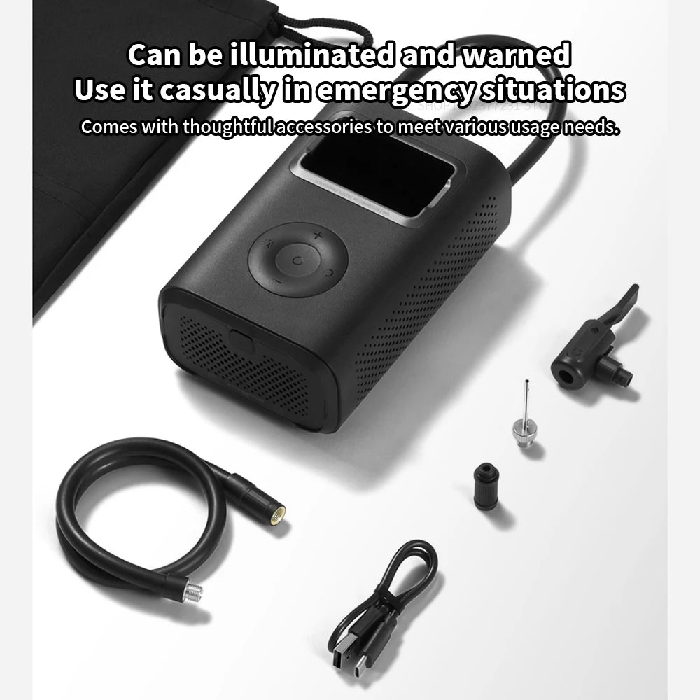Xiaomi Mijia Air Pump 2 Pro Portable Electric Inflator Pump Digital Display Inflator 150psi Max Basketball Tire 2500mAh Bike Car