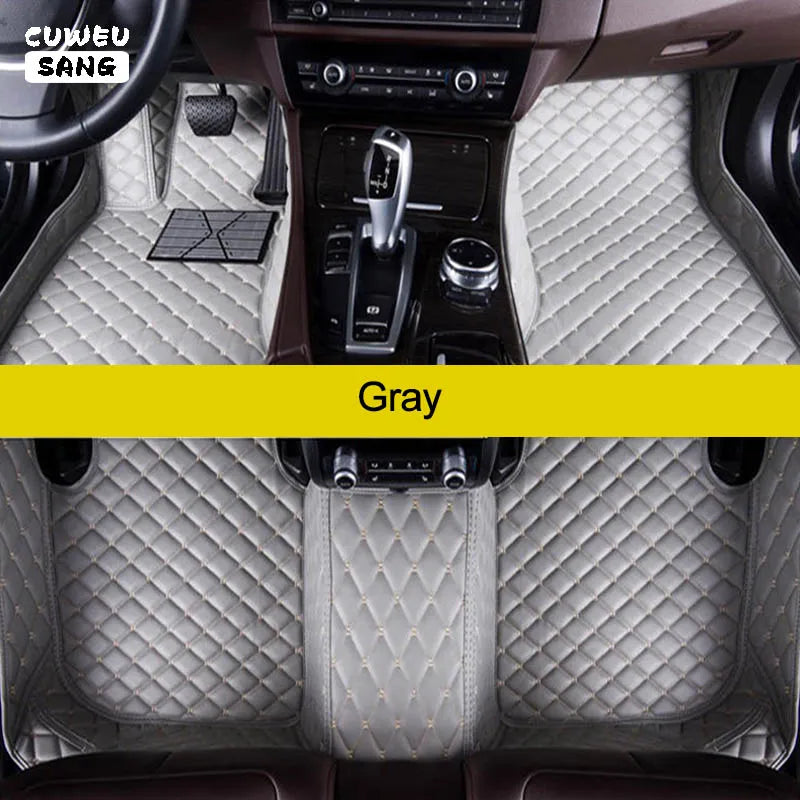 CUWEUSANG Custom Car Floor Mats For Peugeot 301 Auto Carpets Foot Coche Accessorie