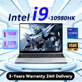 2026 Windows 11 Laptops 15.6 inch Laptop Fingerprint UnIock Intel Core i9-10980HK 16GB RAM 2TB SSD Backlight Gaming Notebook