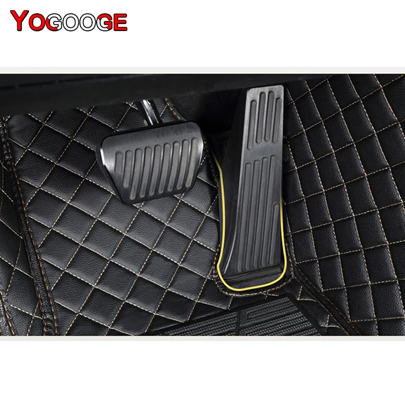 YOGOOGE Custom Car Floor Mats For Fiat Freemont Auto Carpets Foot Coche Accessorie
