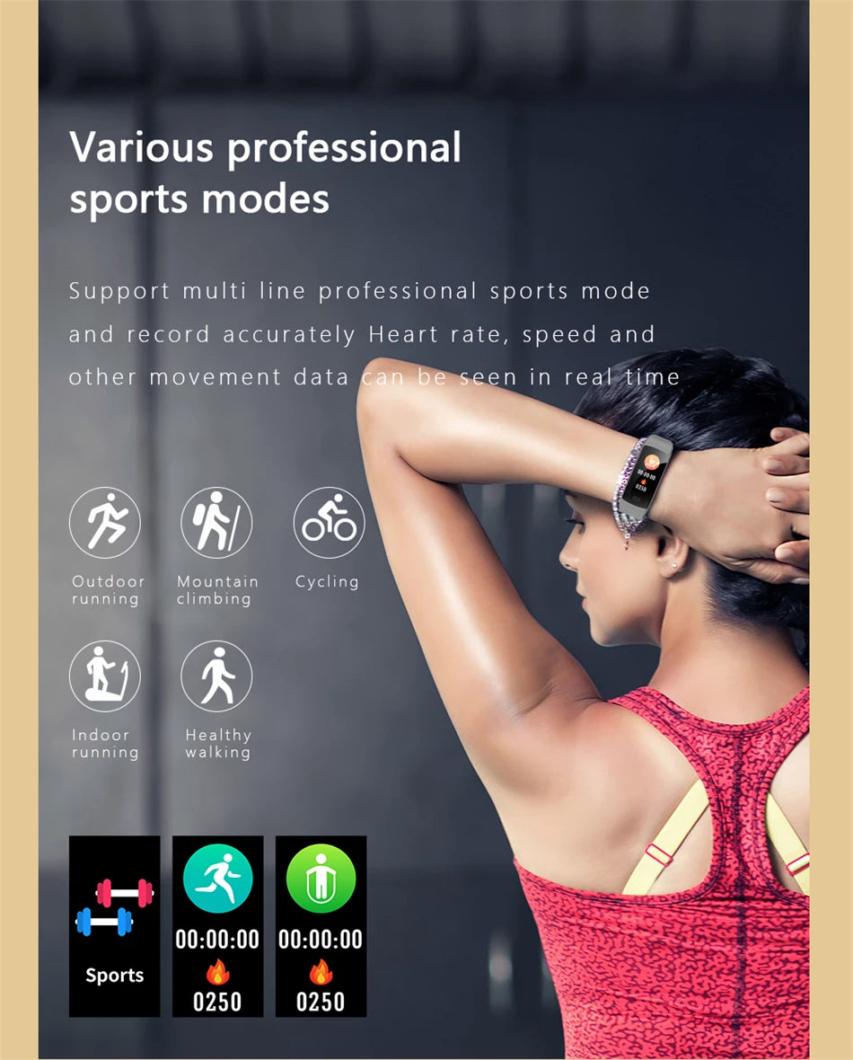 FOXBOX 2025 For All Smartphone Connections Smart Bracelet Fitness Sports Men Woman Band Couple Smartwatch Waterproof Watch LIGE