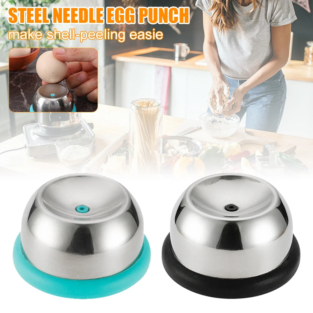 Egg Hole Puncher Stainless Steel Needle Egg Piercer for Preventing Egg Cracking During Boiling Kitchen Baking Accessory