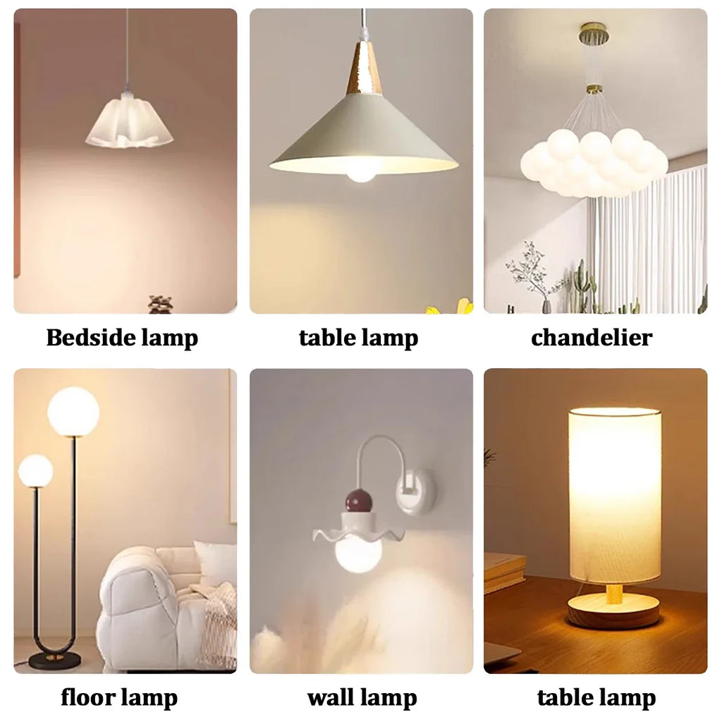 5-12pcs E14 E27 Led Bulb 220V 110V 3W 5W 6W 7W Warm Lighting 3000K 6000K Candle Lamp Led Chandelier Light for Home Decoration
