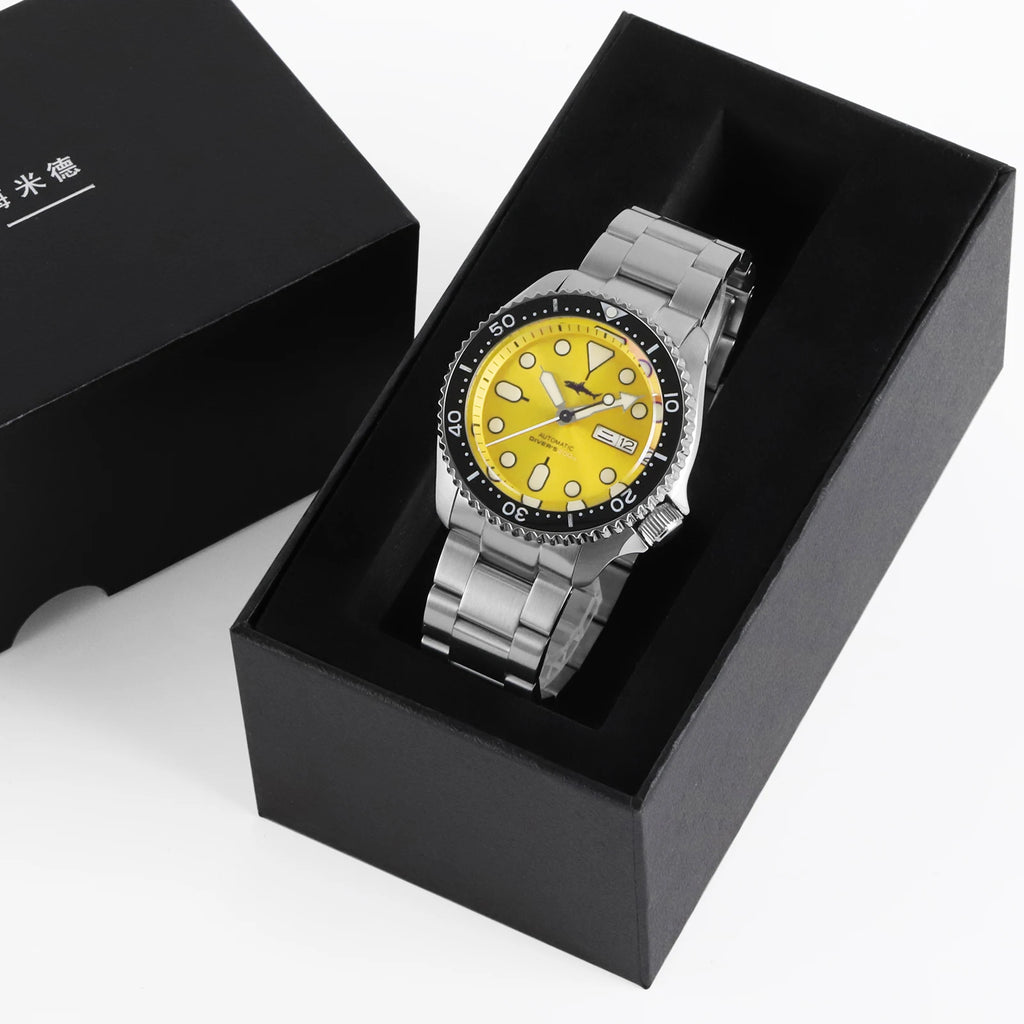Heimdallr SKX007 NH36 Automatic Mechanical Date/Week Display Ceramic Bezel Sapphire Glass 200m Waterproof 41mm Dive Watch