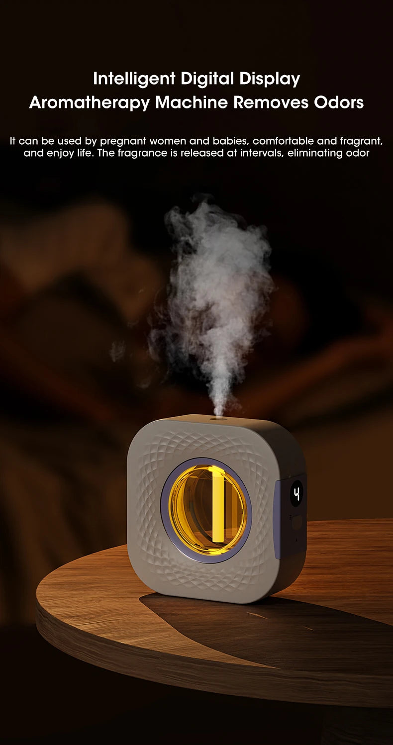 Intelligent Aromatherapy Oil Diffuser for Room Fragrance Timing Scenting Machine for Kitchen Toilet Car Bedroom Deodorization