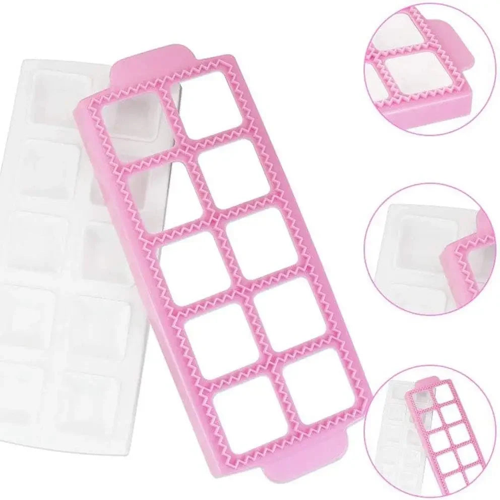 Kitchen Tools 10 with Tortellini Molds Ravioli Cutter Aluminum Shape Dumplings Mould Dough Press DIY Tools for Making Pastry
