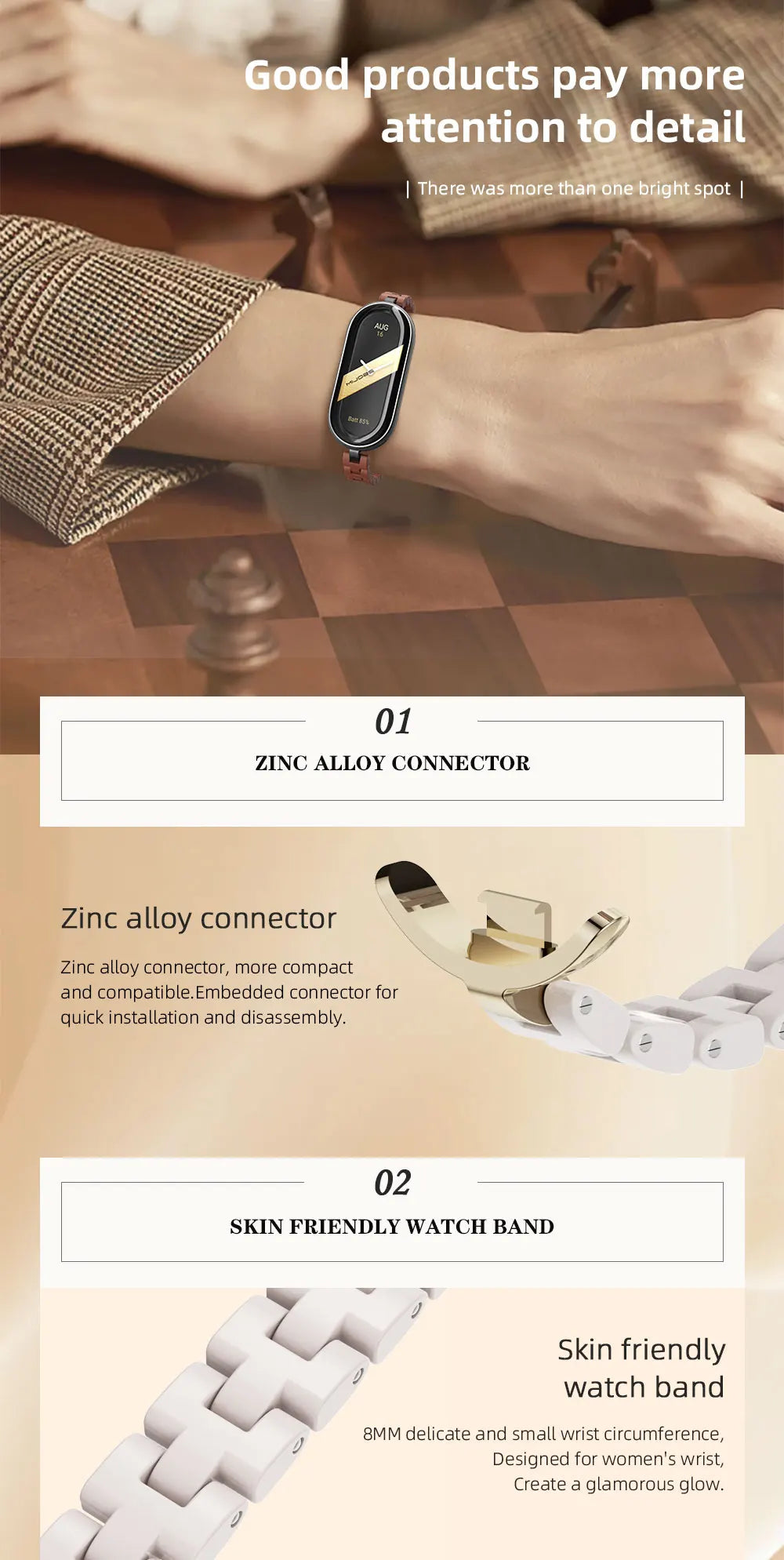 Strap for Mi Band 10 9 8 7 6 5 Watchband for Xiao mi Smart Band 9 Strap for Mi Band 8 Leather Wristband For Mi Band 7 Correa