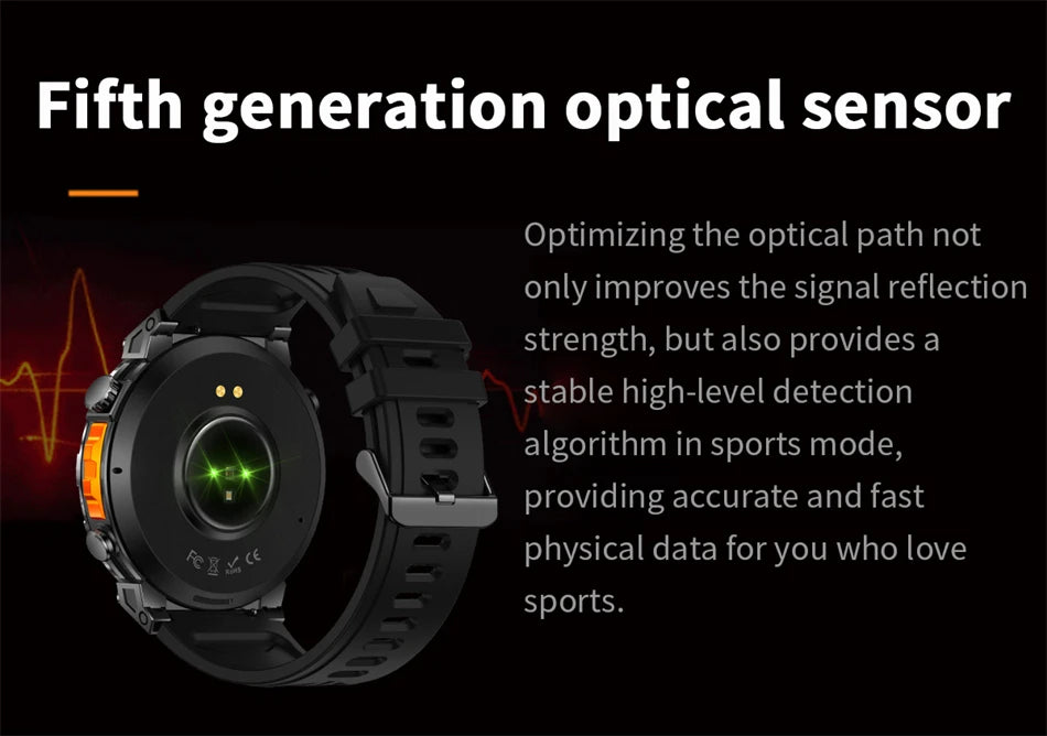 2025 New Professional GPS Sports Smart Watch Outdoor RIDE Run GPS track Swim Watchs Compass Altimeter 5ATM Sports Bracelets Men