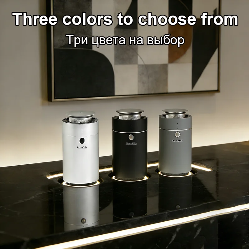 Smart Car Aroma Diffuser Auto Start Stop with Engine Quick Deodorizer Dual Mode for Home Vehicle Long Lasting Fragrance