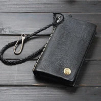 Luxury Handmade 100% Genuine Leather Men Wallet Purse Short Money Clip with Coin Pocket Male Money Bag Multi-Card Wallet Vintage